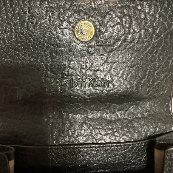 Calvin Klein Black Wallet with Gold Accent - Picture 4 of 11